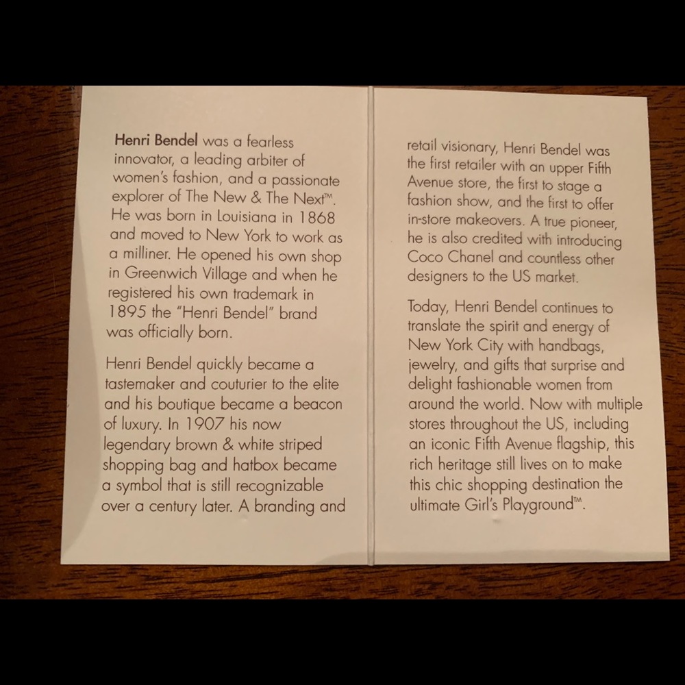 Henri Bendel West 57th Folding Jewelry Case NWT - Picture 8 of 8